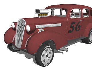 超精细汽车模型 <em>别克</em> 1936 buick gasser_SU2015